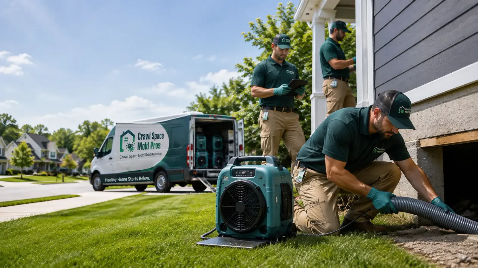 Crawl Space Mold Removal in Fletcher, OH